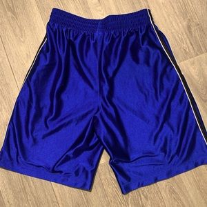 Blue Adidas shorts